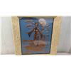 Image 2 : 2 Oriental Copper Art Pictures 12'' x 14'' , 6 Figurines Tallest is 13'' ,