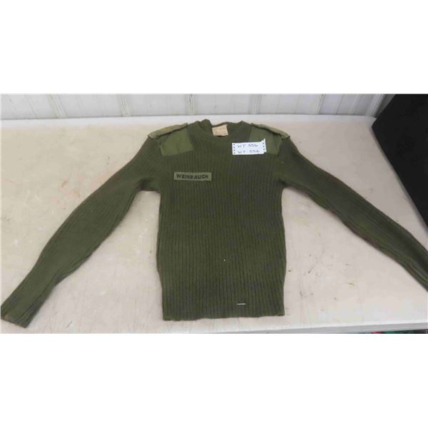 Military 100% Wool Sweater 