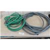 Image 1 : 2 Lengths of Garden Hose - Green Hose Missing End, See Photos 