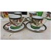 Image 9 : 14pcs Hand Painted Samurai Tea Set , Knick Knacks , Salt and Pepper ,