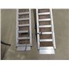 Image 2 : 2 Aluminum Folding Ramps 72'' Long x 14'' Wide