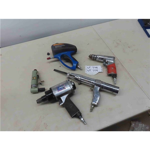 5 Air Tools: Drill , Reciprocating Saw, 3/4'' Impact, Plus