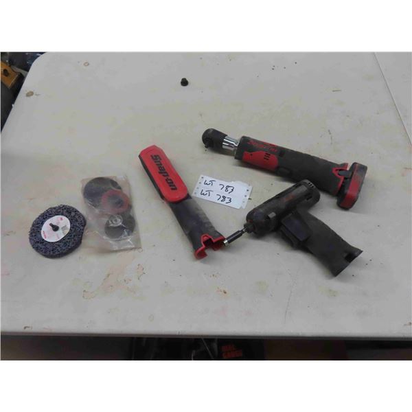 Snap On Air Tools : 1/4'' Ratchet , Flash Light , 1/4'' Screw