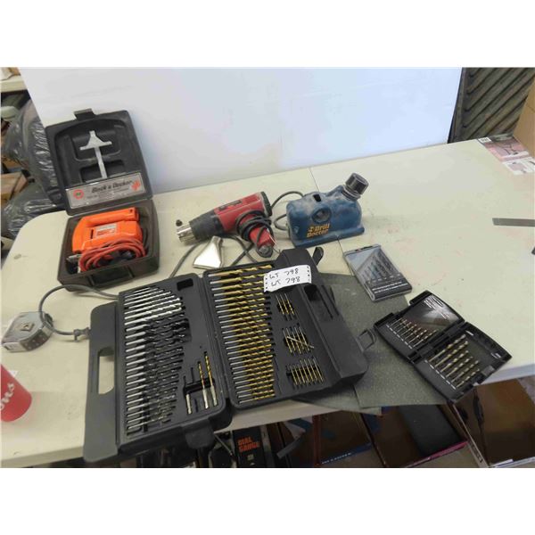 Black and Decker Jig Saw , King Heat Gun , Drill Doctor Bit 