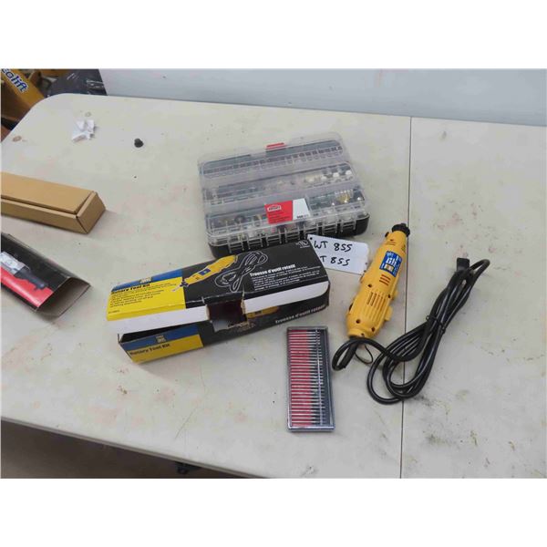 New Powerfist Rotary Tool , Jobmate 300pce Accessory Kit 