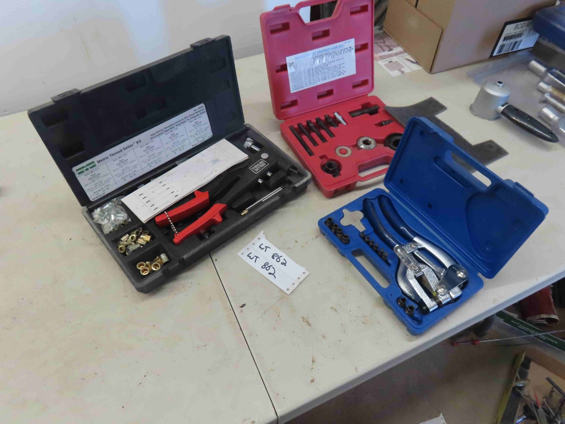 Marson Thread Setter Kit , Metal Punch , Pulley Puller/Installer