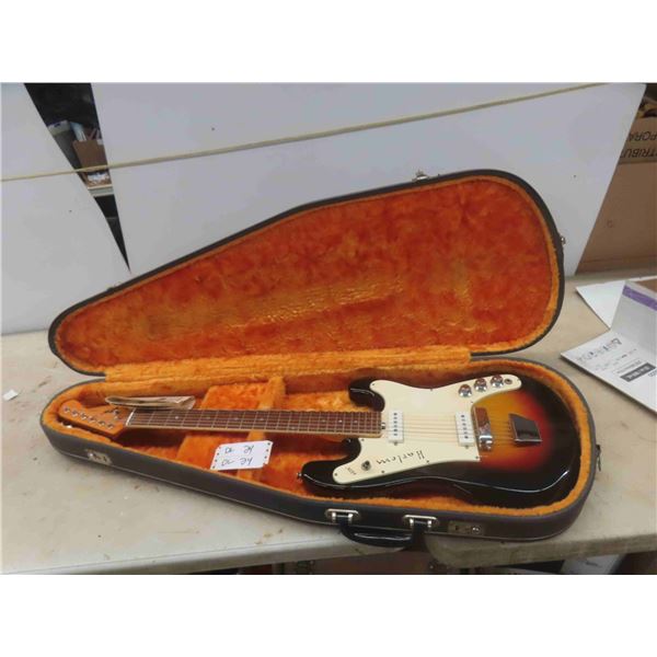 1967 Vox Hortem Electric Guitar with Pamphlet and Hard