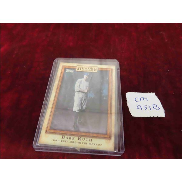 Babe Ruth Baseball Card