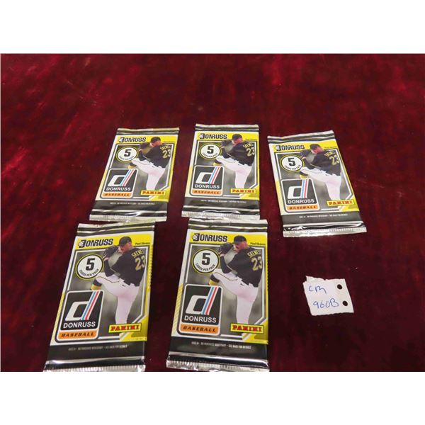 5 Sealed Packs 2024 Donruss Baseball 