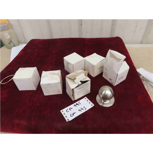 6 Stainless Steel Door Knobs