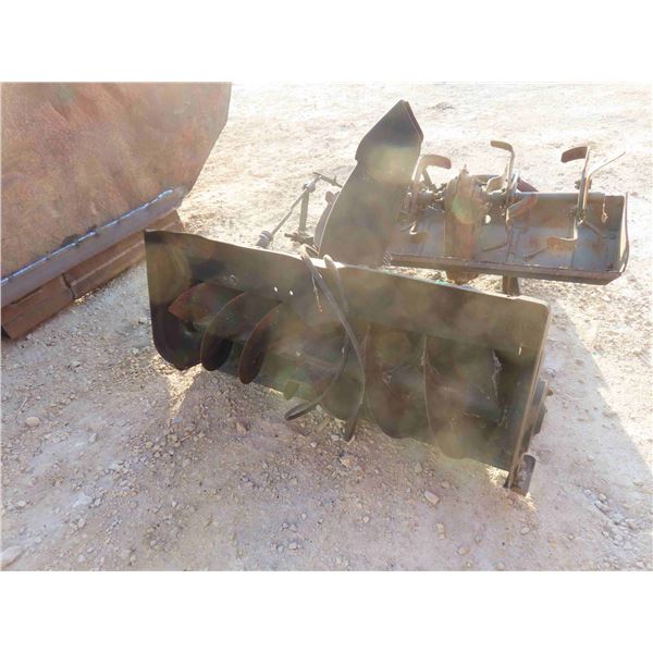 Yard 42'' Snowblower Attachment & 40'' Rototiller Attachment 