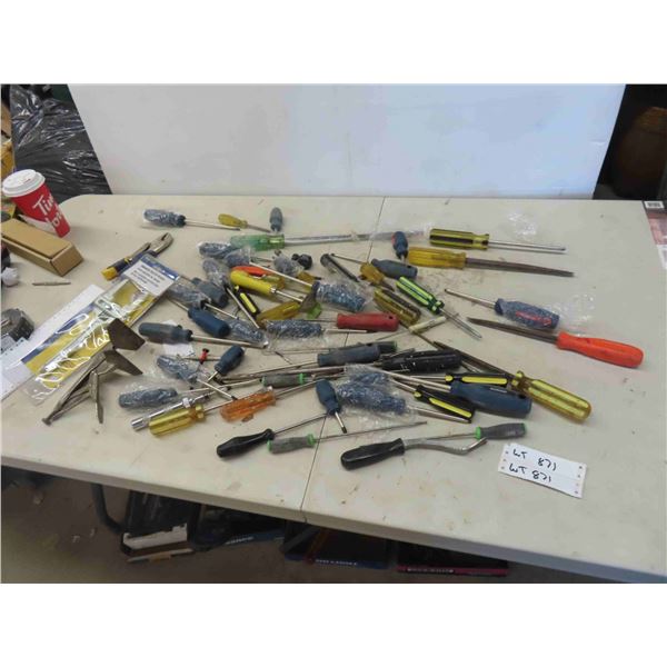 Screwdrivers, Vice Grip, Adjustable Wrench