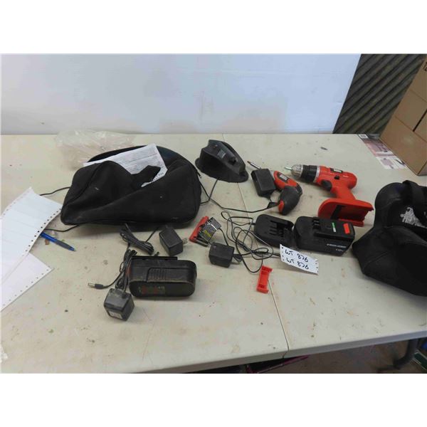 Black and Decker Cordless Drill , Battery Charger 