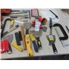 Image 5 : Chisels, Scraper, C Clamps, Wrecking Bar, Hammers, Square & 