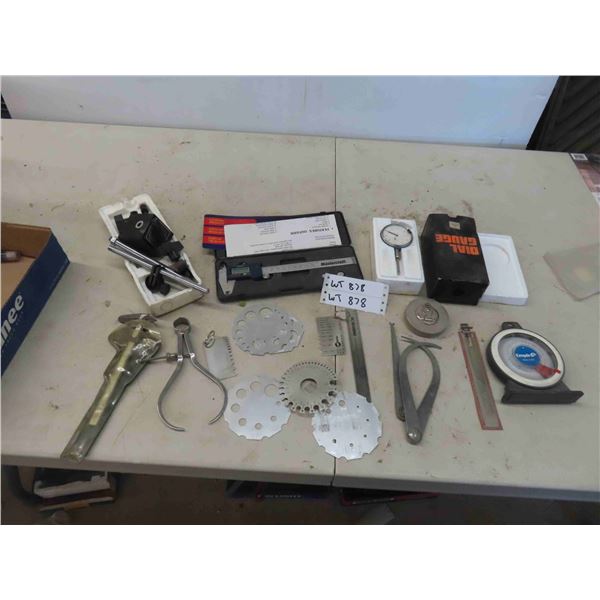 Measuring Devices, Dial Gauge, Caliper & More