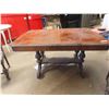 Image 2 : Walnut Table 30'' x 42'' x 58'' & 2 Chairs