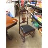 Image 8 : Walnut Table 30'' x 42'' x 58'' & 2 Chairs
