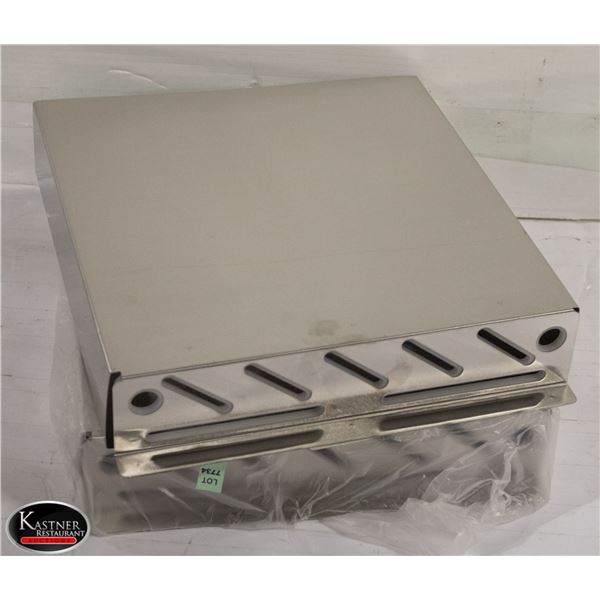 PAIR OF NEW STAINLESS STEEL CHEFS KNIFE RACK