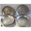 Image 1 : 14 ASSORTED ALUMINUM PIE PANS INCLUDES 10" & 11"