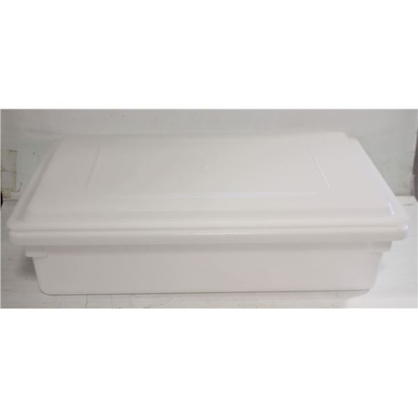 NEW POLY 33L FOOD STORAGE BOX 26" X 18" X 6"