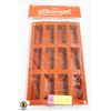 Image 1 : NEW 12 SLOT SILICONE CAKE MOLD 3"X1.15" CAKES