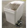 Image 1 : NEW 120L FOOD & INGREDIENT BIN ON CASTERS