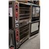Image 2 : DOUBLE STACKED BLODGETT BCX14 COMBI OVENS