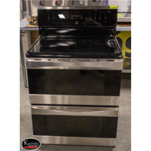 KENMORE ELITE 5 BURNER ELECTRIC RANGE W/ DOUBLE