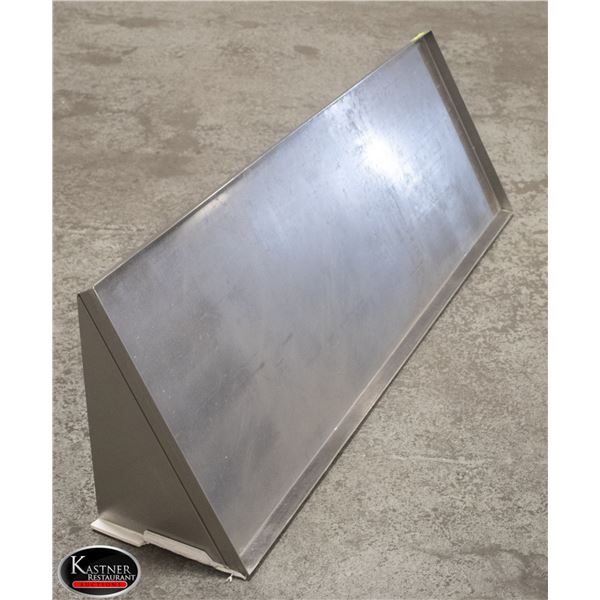 60" STAINLESS STEEL WALL MOUNT SHELF