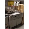 FRYMASTER GAS DEEP FRYER WITH SIDE DUMP AND HEAT