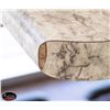 Image 3 : LOT OF THREE FAUX MARBLE HIGH TABLES