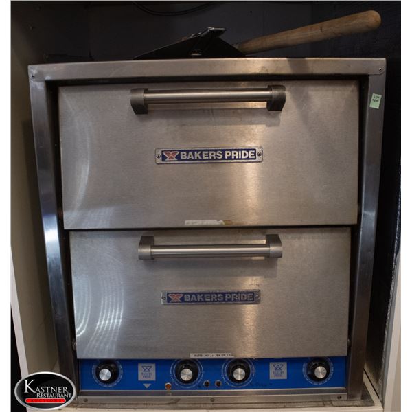 ELECTRIC BAKERS PRIDE DOUBLE DECK STONE PIZZA OVEN