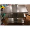 Image 1 : STAINLESS STEEL 3 TIER MOBILE WORK TOP ON CASTORS