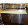 Image 1 : REFRIGERATED 67" PIZZA PREP TABLE W/ PLASTIC