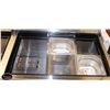 Image 4 : REFRIGERATED 67" PIZZA PREP TABLE W/ PLASTIC