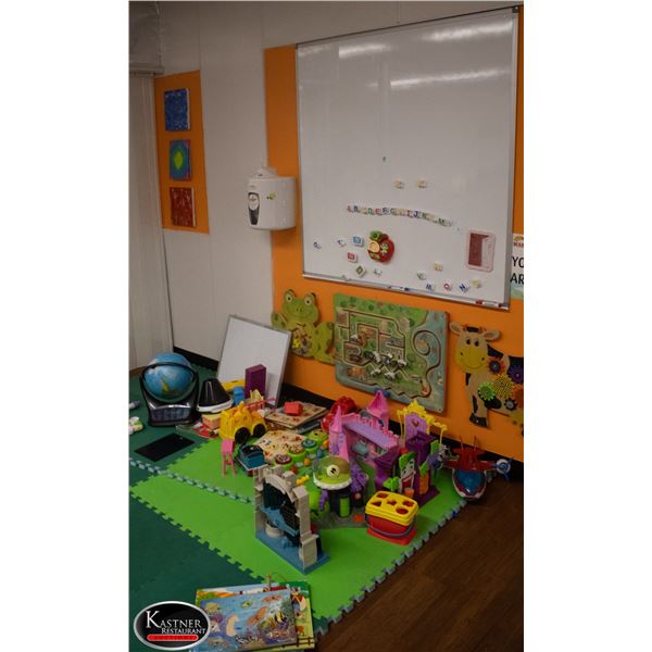 CORNER FULL OF KIDS TOYS & PLAY MATTS & MORE