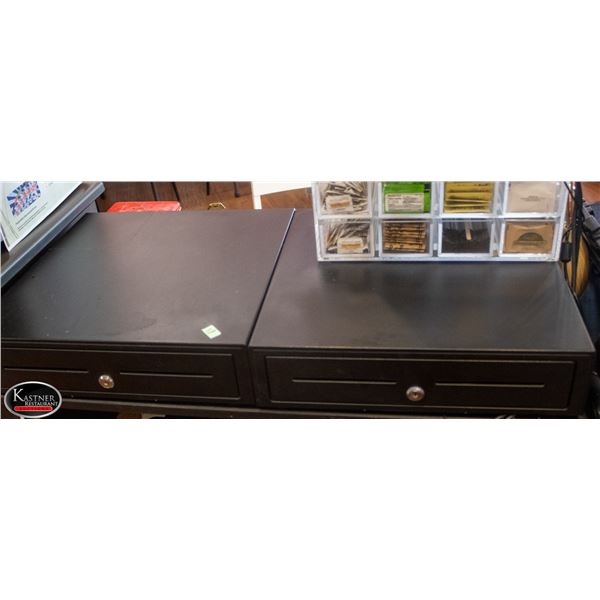 LOT OF ASORTED TIL ITEMS INCLUDES 2 CASH DRAWERS