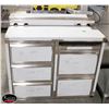 Image 1 : 42"24"40" CUSTOM S/S SERVING STATION