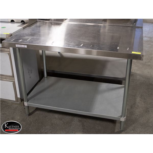 48"X30" STAINLESS STEEL WORK TABLE