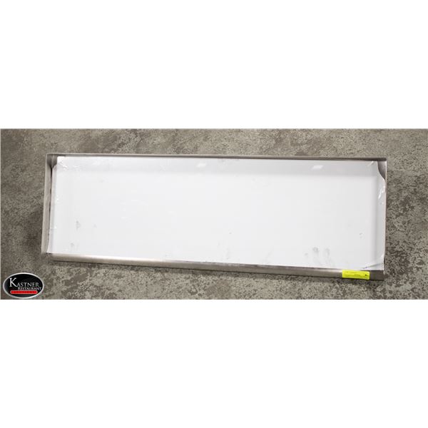 36"X12" STAINLESS STEEL WALL SHELF