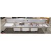 Image 1 : TRIPLE WELL SINK W/ LEFT & RIGHT DRAIN BOARDS