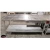 Image 1 : 30"X72" STAINLESS STEEL WORK TABLE