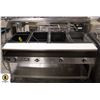 Image 1 : BALIFF SEIZURE: SERVEWELL 60" 4 SLOT STEAM TABLE