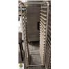 Image 1 : 20 SLOT ALUMINUM BAKERS RACK * MISSING ONE RAIL *