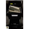 Image 2 : BLACK METAL FILING CABINET W/ 2 DRAWERS