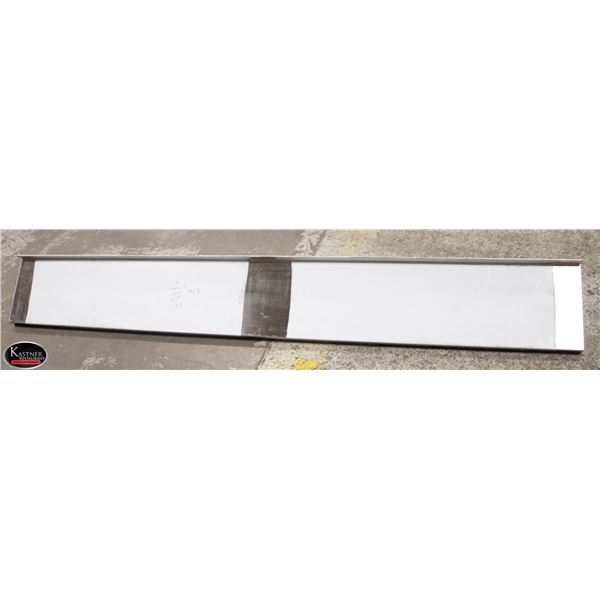 92"X12" STAINLESS STEEL WALL SHELF