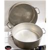 Image 1 : 2 BRAISING PANS ALUMINUM 1-18" 1-16"