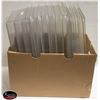 Image 1 : 6 FULL SIZE PLASTIC 7" INSERTS W/ LIDS