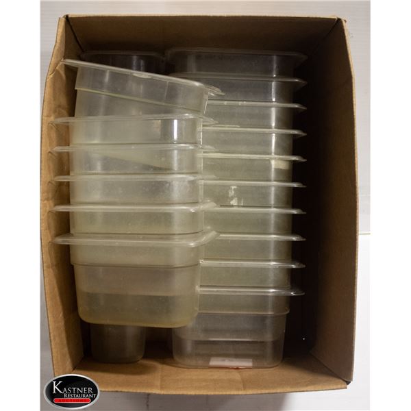 36 1/12 CAMBRO CLEAR PLASTIC INSERTS