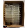 Image 1 : 36 1/12 CAMBRO CLEAR PLASTIC INSERTS